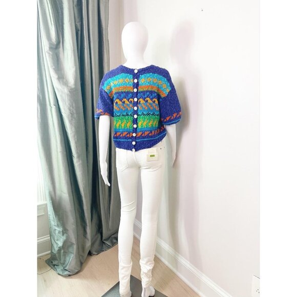 Vintage Liz Claiborne Chunky Knit Sweater M euc - Picture 5 of 8